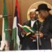Cif Jojin Nijeriya, Aloysius Katsina-Alu, ya na rantsar da Dakta Goodluck Jonathan a matsayin shugaban ƙasa bayan rasuwar Shugaba Umaru Musa Yar'Adua ... a watan Mayu, 2010
