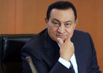 Shugaba Hosni Mubarak a birnin Berlin, cikin Maris 2006. (Hoto daga: Michael Hanschke)