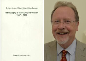 The book (left) and Prof. Graham Furniss